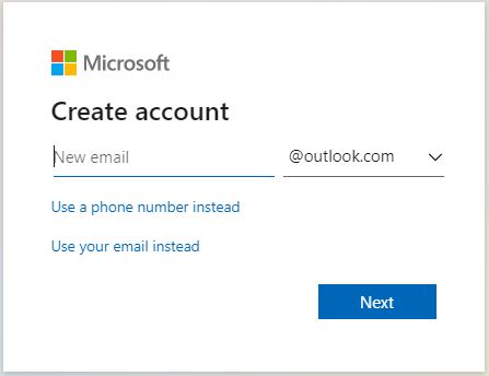 hotmail signup